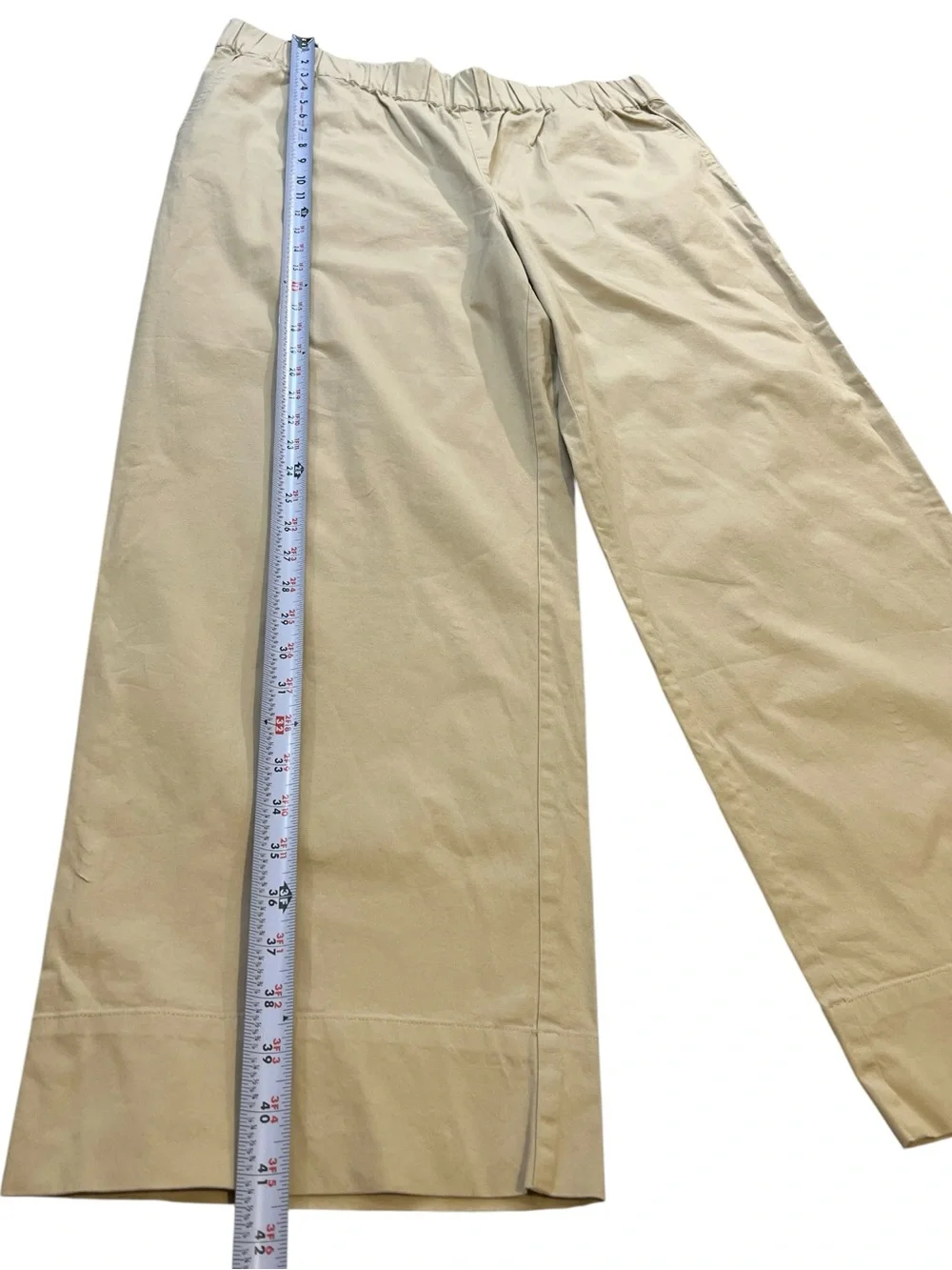 On 34th Core Chino Pant, Straight Leg with Pockets, Color Tan , Size XL - Picture 10 of 13